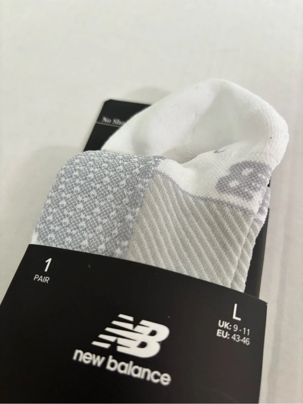 New Balance Men's CompressNew Balance Men's Compression No Show Athletic Socks L